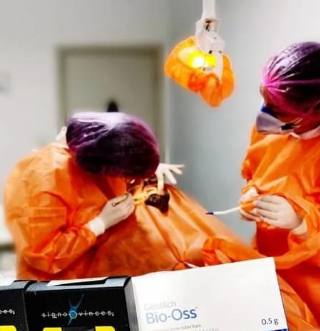 KIT PARAMENTA��O ODONTO. - DIATHEKE - IMPLANTE 40g LARANJA