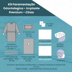 KIT PARAMENTA��O ODONTO. - DIATHEKE - IMPLANTE 40g CINZA