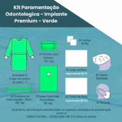 KIT-PARAMENTA��O ODONTO. - DIATHEKE IMPLANTE 40g - VERDE