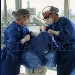 KIT PARAMENTA��O ODONTOLOGICA IMPLANTE  DIATHEKE - 40g AZUL MARINHO