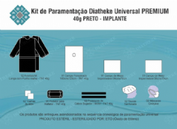 KIT PARAMENTA��O ODONTO. - DIATHEKE - IMPLANTE 40g PRETO
