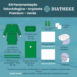 KIT-PARAMENTA��O ODONTO. - DIATHEKE IMPLANTE 40g - VERDE