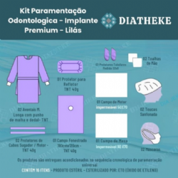 KIT PARAMENTA��O ODONTO. - DIATHEKE - IMPLANTE 40g LILAS