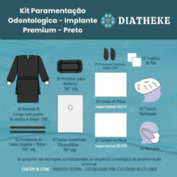 KIT PARAMENTA��O ODONTO. - DIATHEKE - IMPLANTE 40g PRETO