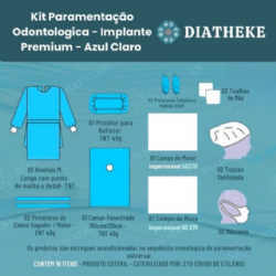 KIT PARAMENTA��O ODONTO.- DIATHEKE - IMPLANTE 40g - AZUL CLARO