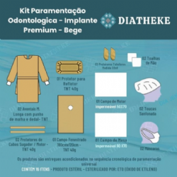 KIT PARAMENTA��O ODONTO. - DIATHEKE - IMPLANTE - 40gr - BEGE