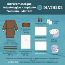 KIT PARAMENTA��O ODONTO. - DIATHEKE - IMPLANTE 40g MARROM