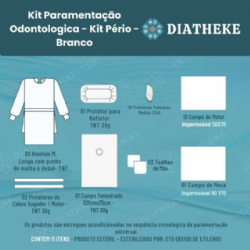 KIT PARAMENTA��O ODONTO - DIATHEKE -P�RIO 30g BRANCO